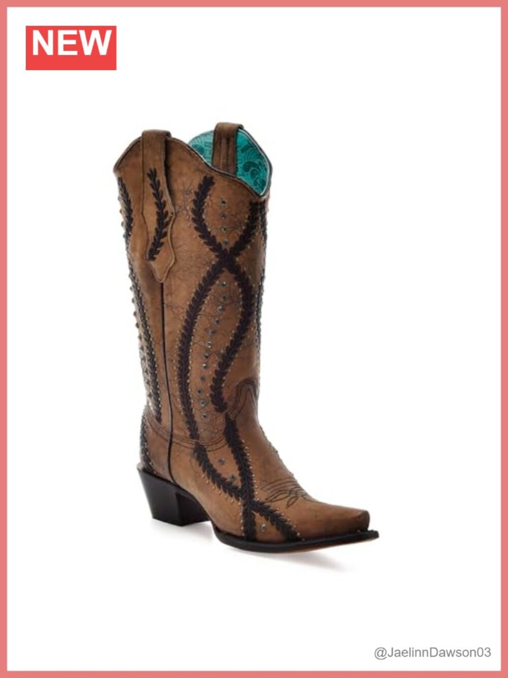 Corral Women's Handcrafted Western Boots Snip Toe Cowboy with Embroidery